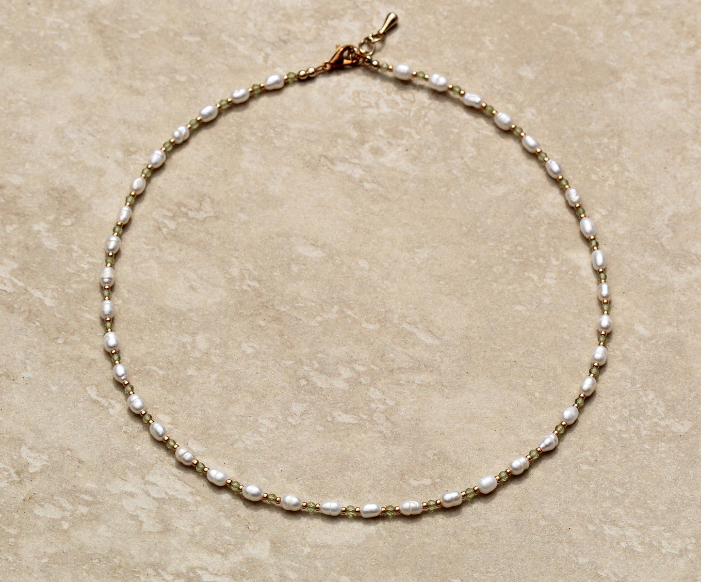 Emerald Pearl choker