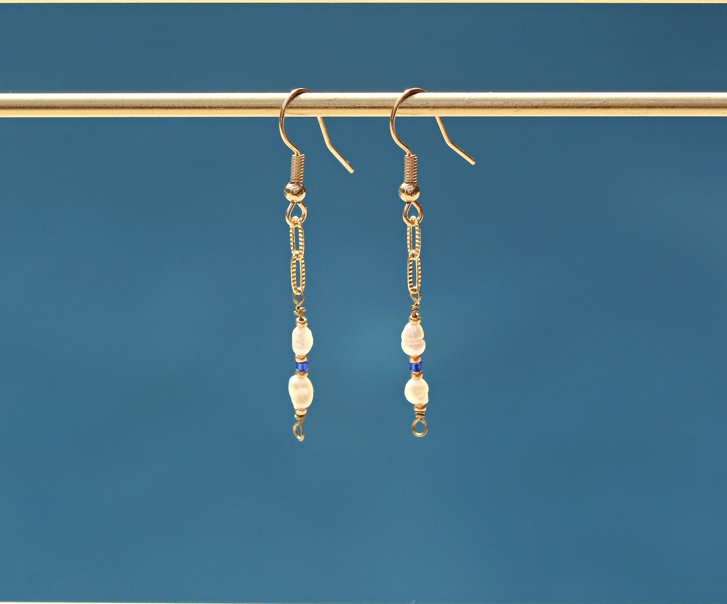 Saphire Drop Earrings