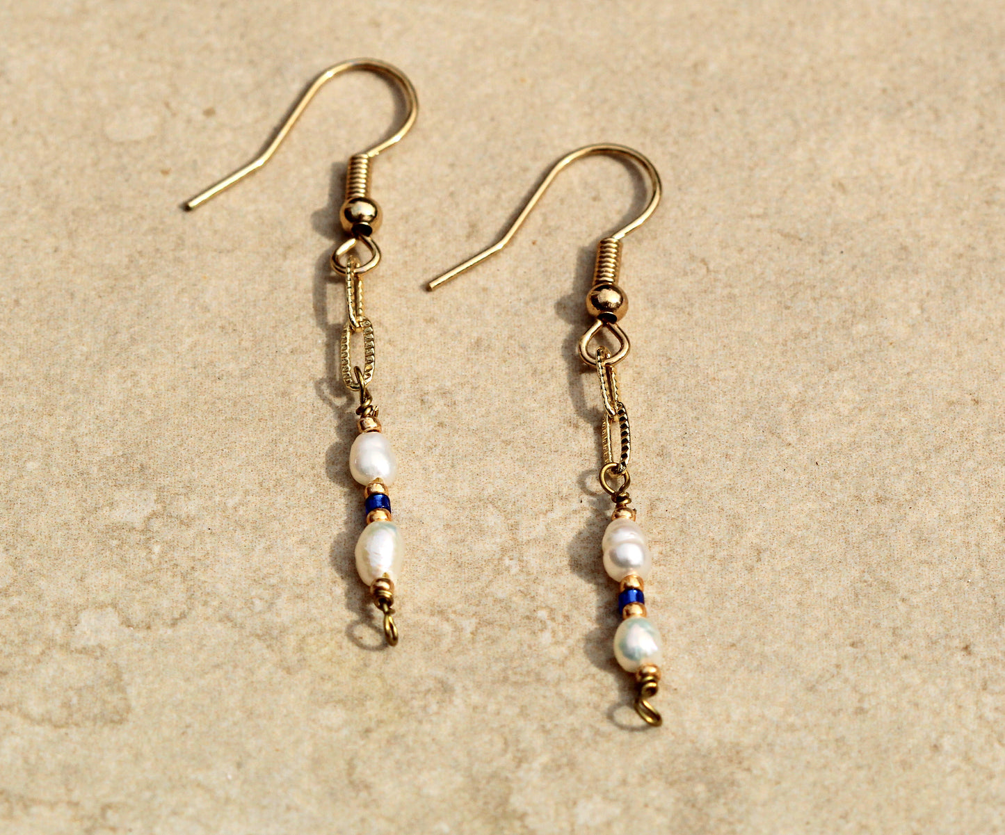 Saphire Drop Earrings