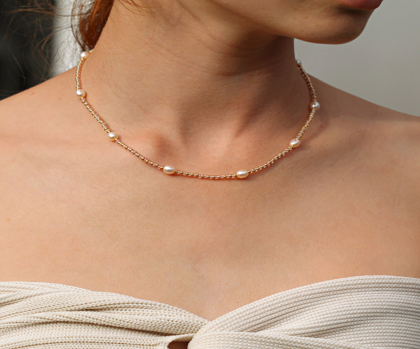 Bella Pearl Choker