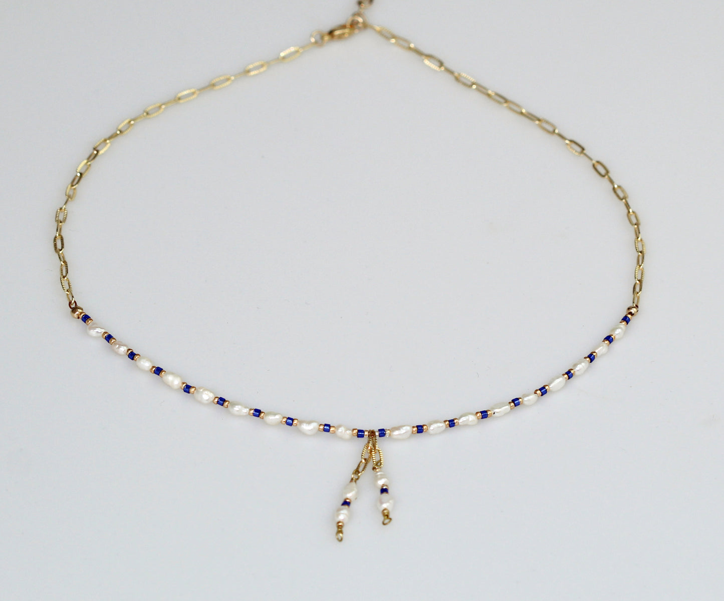 Sapphire Drop Necklace