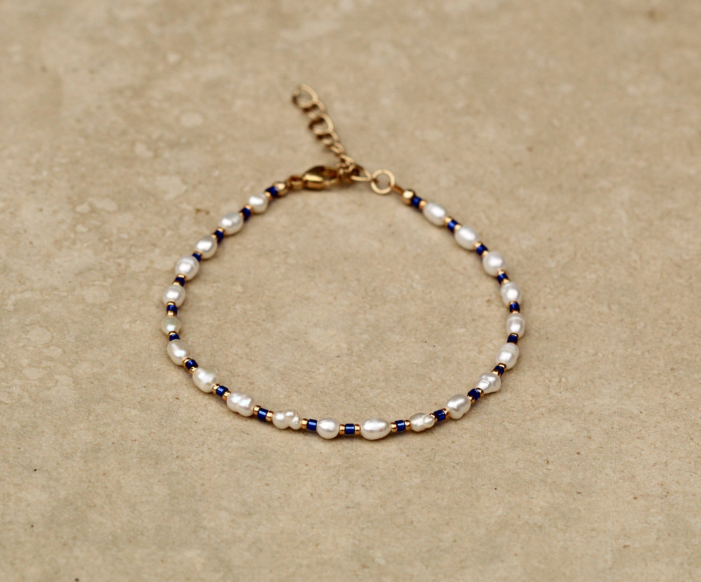 Sapphire Pearl Bracelet