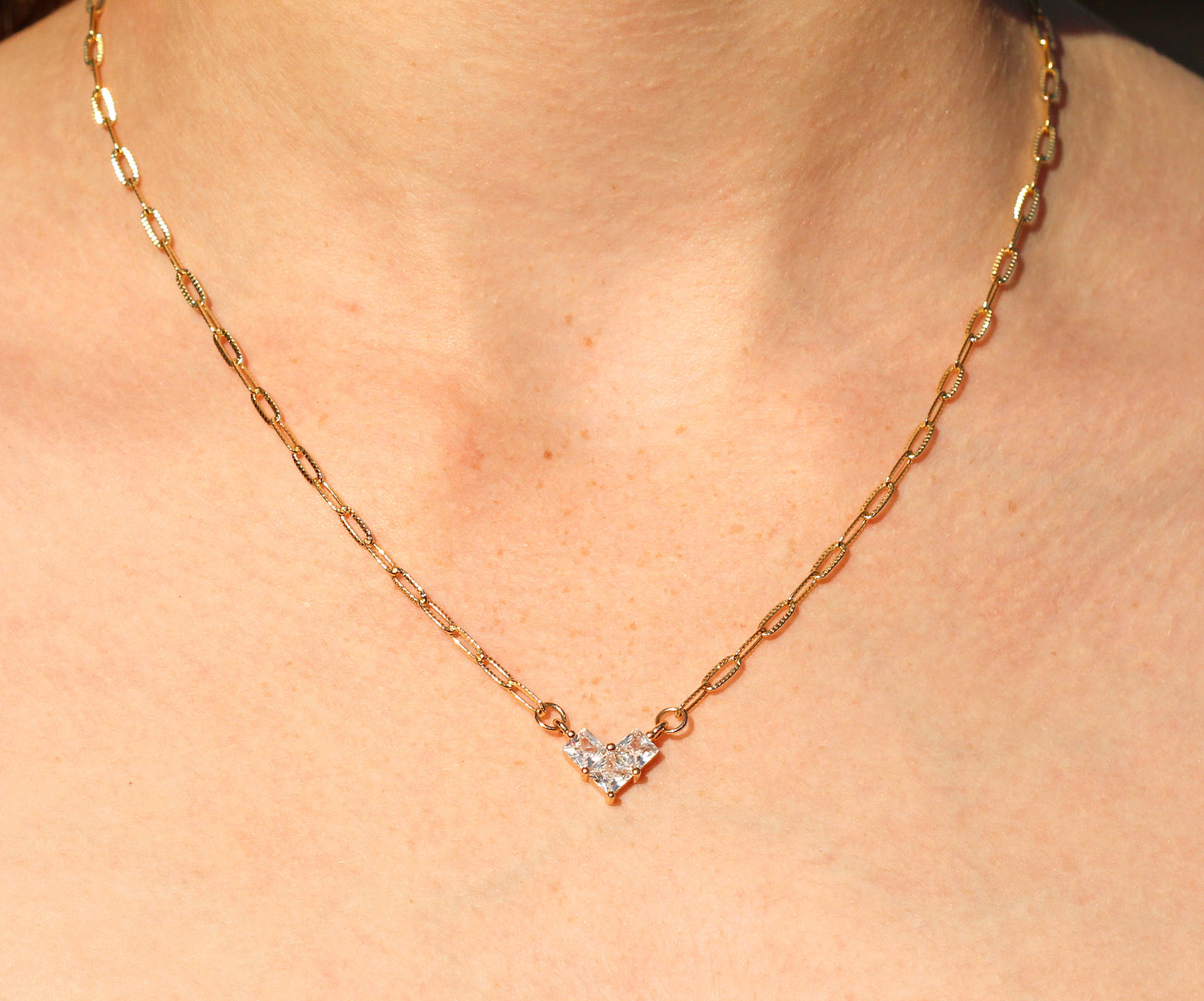 Dazzling Heart Necklace