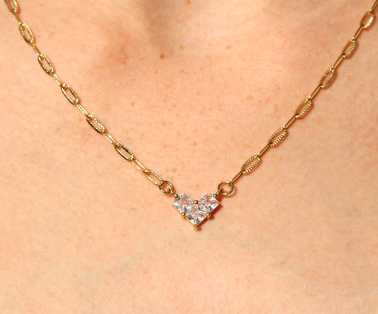 Dazzling Heart Necklace